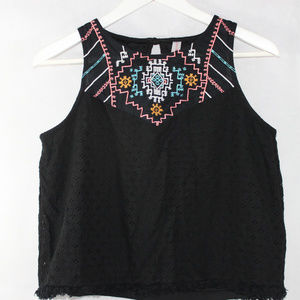 Aztec Pattern Crop Top/Short Tank